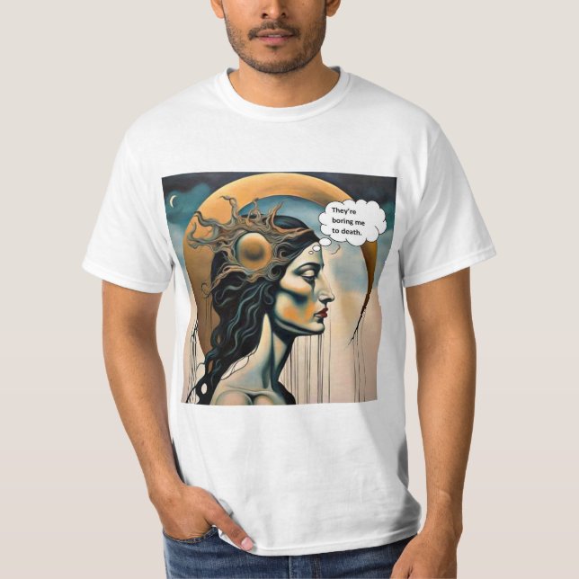 Camiseta Morto de tédio (Frente)