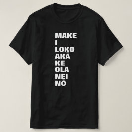 Camiseta morto dentro, mas ainda está vivo no Havaí