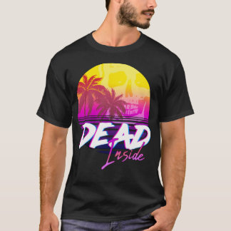 Camiseta Morto Dentro - Vaporwave Miami Aestética Spooky Mo