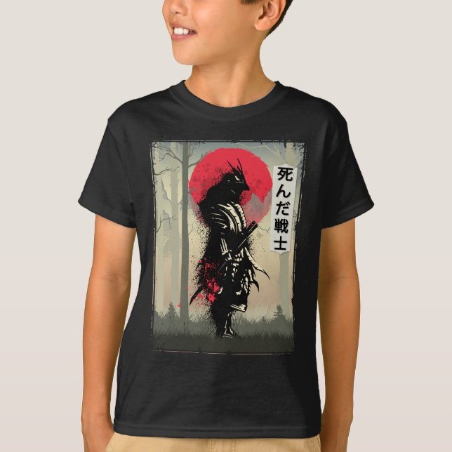 Camiseta Morto Japonês Guerreiro Samurai Japão Espadarte (Frente)