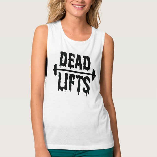 Camiseta Morto Levanta Tanque Muscular (Frente)