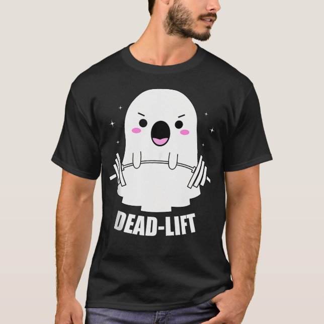 Camiseta Morto Levante Ghost Halloween Engraçado Malhação G (Frente)