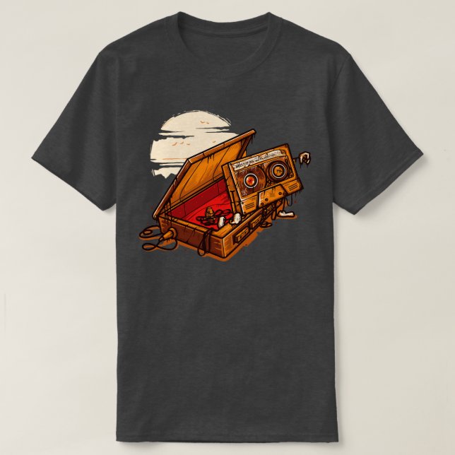 Camiseta Morto Man Walkmann (Frente do Design)