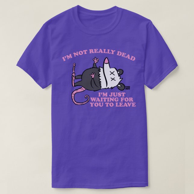 CAMISETA MORTO POSSUM (Frente do Design)