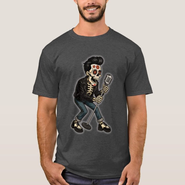 Camiseta Morto Rockabilly Singer (Frente)