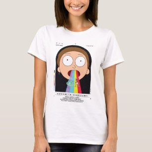 Camiseta Morty Goodbye Moonmen Citação Gráfica