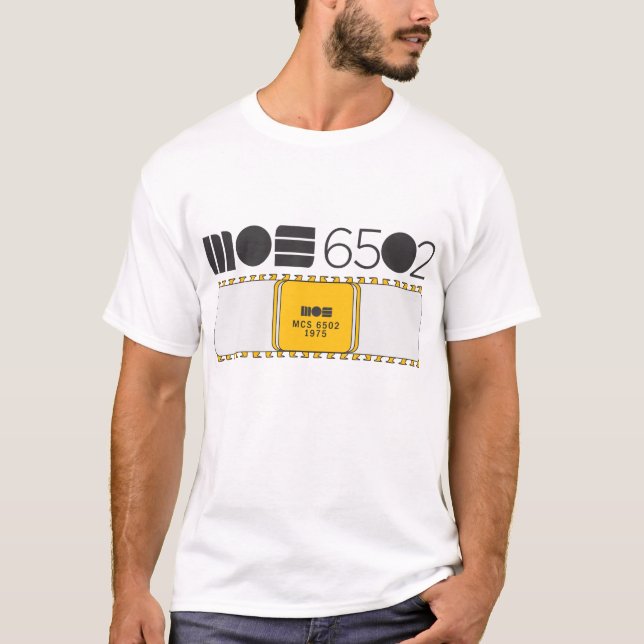 Camiseta MOS 6502 masculino (Frente)