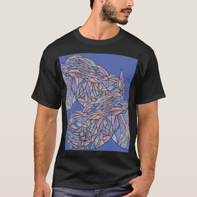 Camiseta Mosaic Men’s Abstract Tee (Frente)