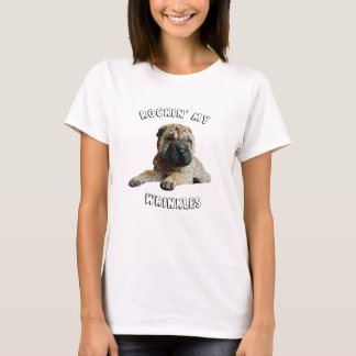 Camiseta Mosaica bonito Brown Shar-Pei