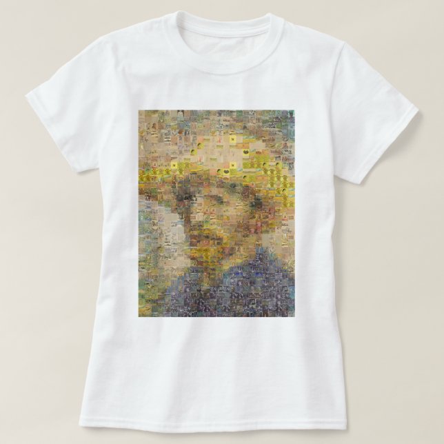 Camiseta Mosaica Van Gogh (Frente do Design)