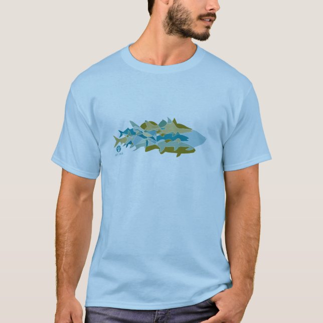 CAMISETA MOSAICO COSTEIRO DOS PEIXES (Frente)