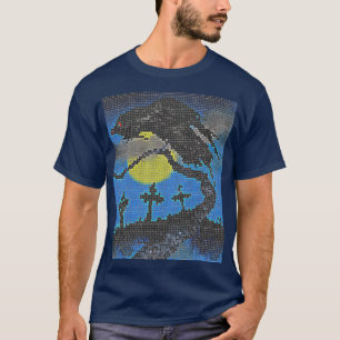 Camiseta Mosaico do Corvo Azul