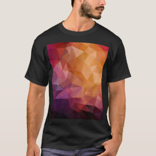 Camiseta Mosaico do Triângulo: Vintage Escuro