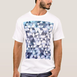 Camiseta Mosaico triangular geométrico colorido: abstrato b