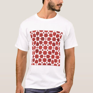 Camiseta Mosaïque marocaine rouge ROSETTE