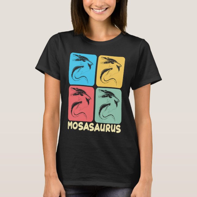 Camiseta Mosasaurus Dino Prehistoric Dinosaur (Frente)