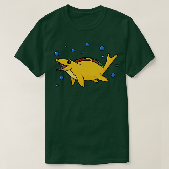 Camiseta Mosassauro Taco (Frente do Design)