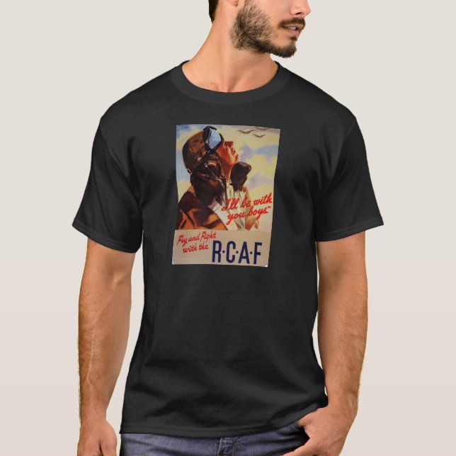 Camiseta Mosca e luta com a RCAF (Frente)