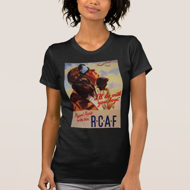 Camiseta Mosca e luta com a RCAF (Frente)