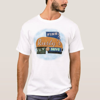 Camiseta Mosca & movimentação oxidadas - grandes