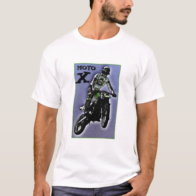 Camiseta mosca-n, MOTO, X (Frente)