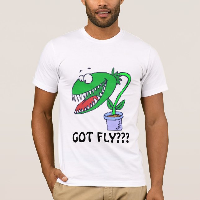 CAMISETA MOSCA OBTIDA DO FLYTRAP DE VENUS??? DESENHOS (Frente)