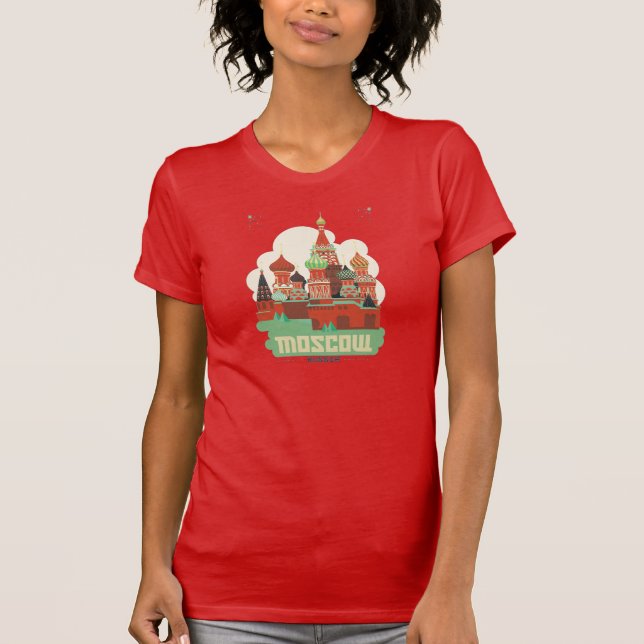 Camiseta Moscovo Rússia (Frente)