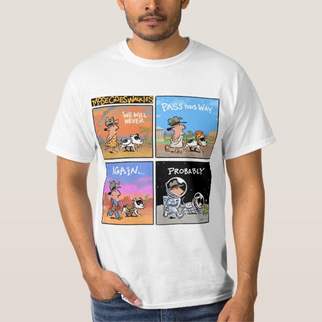 Camiseta Mose Goes Walkies Color Tee (Frente)