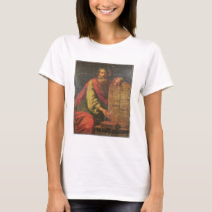 Camiseta Moses e as tabuletas da lei