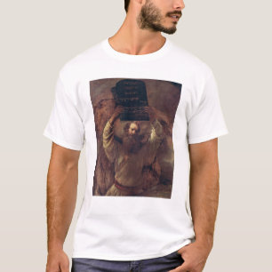 Camiseta Moses que despedaça as tabuletas da lei, 1659