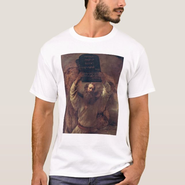Camiseta Moses que despedaça as tabuletas da lei, 1659 (Frente)
