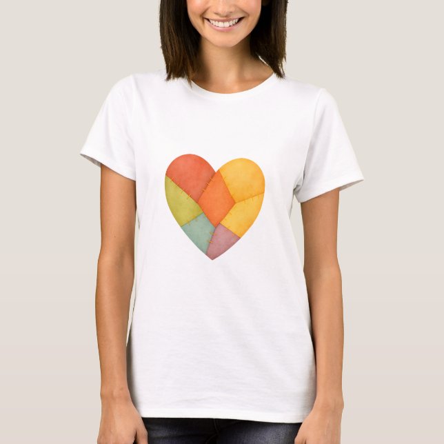 Camiseta Mosiac Heart (Frente)