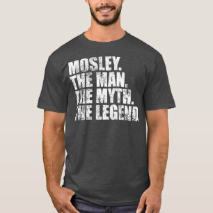 Camiseta Mosley Mosley Nome da família Mosley sobrenome Mos