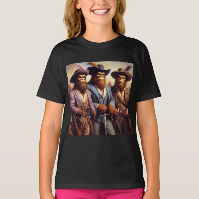 Camiseta Mosqueteiros Bigfoot 3 (Frente)