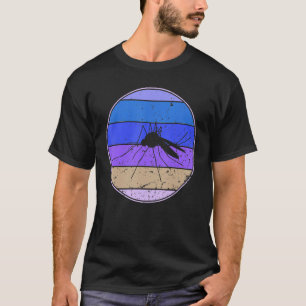 Camiseta Mosquito Antigo Mosquito Retro Silhueta Mosquito