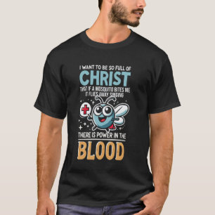 Camiseta Mosquito Cristão Piadas Engraçadas Religiosas Chri