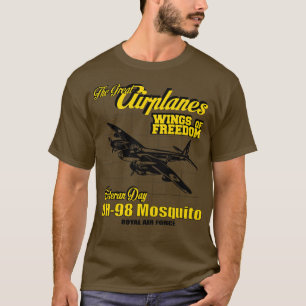 Camiseta Mosquito dos aviões Excelentes DH98