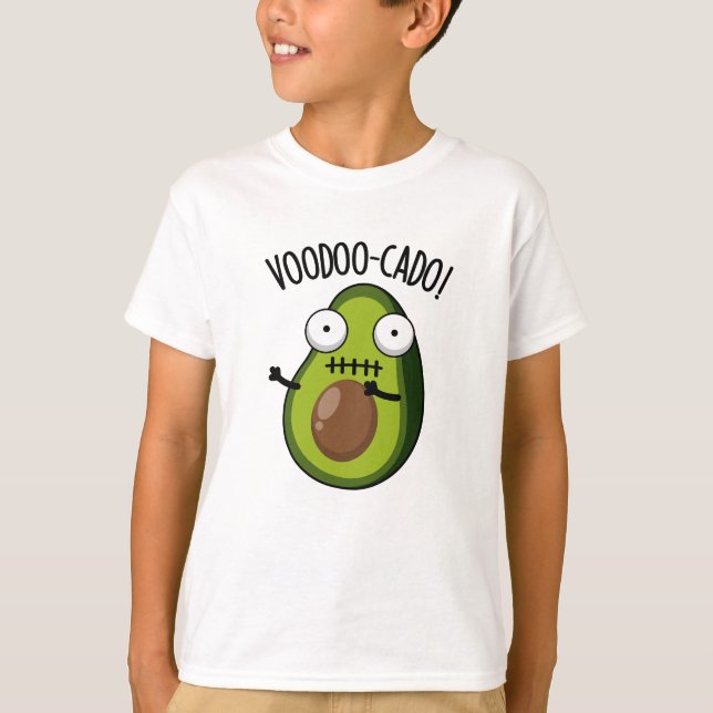 Camiseta Mosquito Voodoo Engraçado Avocado Pun (Frente)