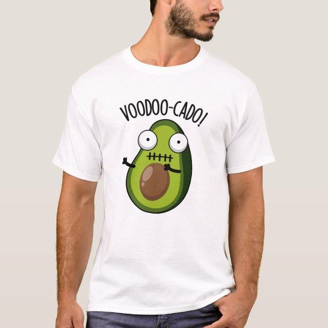 Camiseta Mosquito Voodoo Engraçado Avocado Pun (Frente)