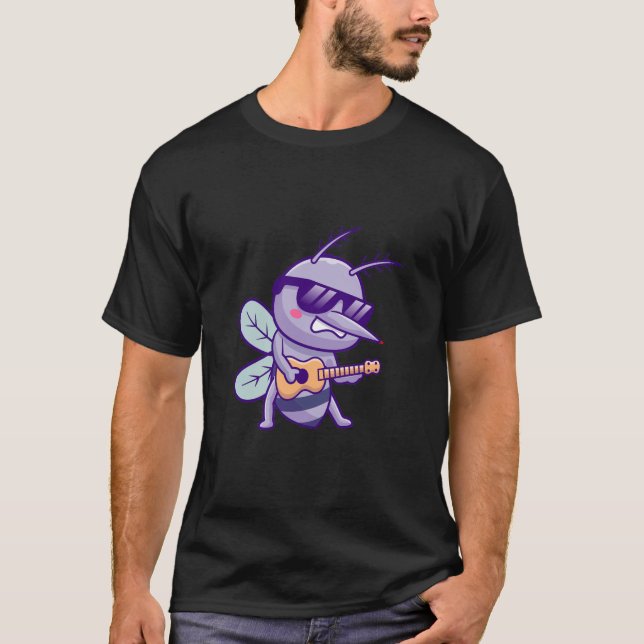Camiseta Mosquito with a Guitar (Frente)