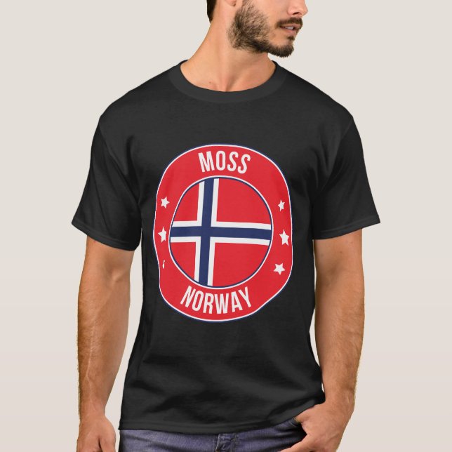 Camiseta Moss, Cidade da Noruega (Frente)