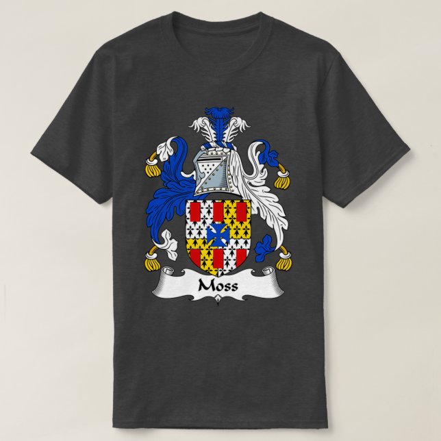 Camiseta Moss Coat of Arms Family Crest  (Frente do Design)