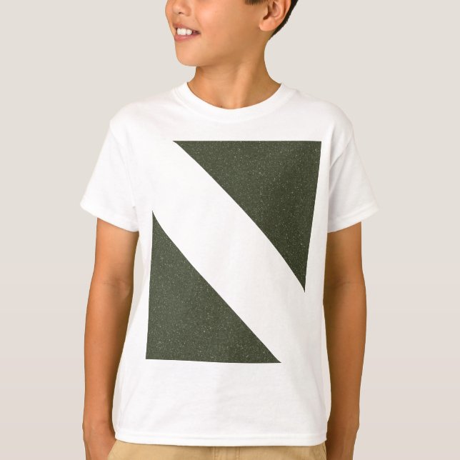 Camiseta Moss Green Bold Diagonal Kids Tee (Frente)