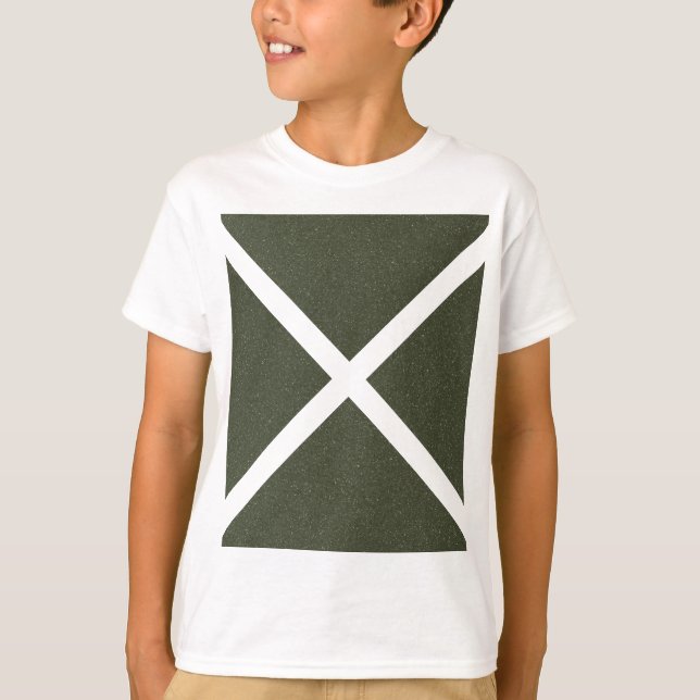 Camiseta Moss Green Diagonal Cross Tee - T-Shirt (Frente)