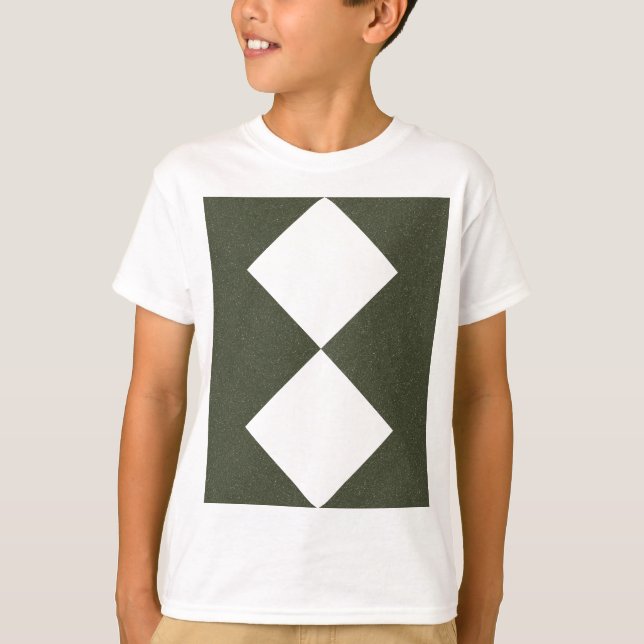 Camiseta Moss Green Double Diamond Kids Tee - T-Shirt (Frente)