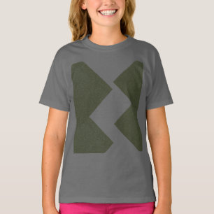 Camiseta Moss Green Pattern Youth T Shirt