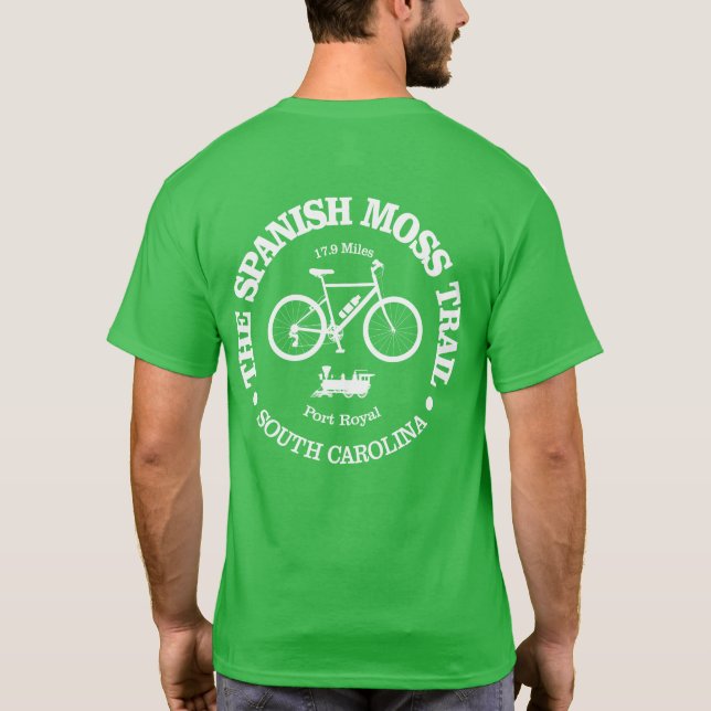 Camiseta Moss Trail (ciclismo) espanhol (Verso)