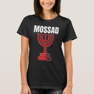 Camiseta Mossad Israel Serviço Secreto Israelense Tel Aviv