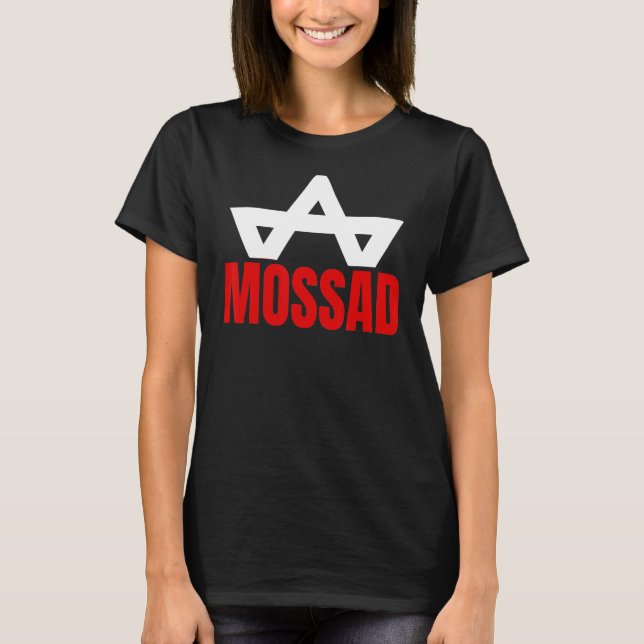 Camiseta Mossad Israel Serviço Secreto Israelita Tel Aviv M (Frente)