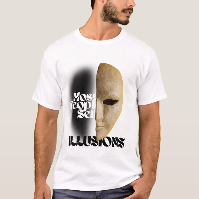 Camiseta Most People Sell Illusions | Men’s T-Shirt (Frente)